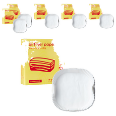 GAGAHOHO 氣炸鍋專用方形烘焙紙 7.2L, 90張, 6盒, 26cm