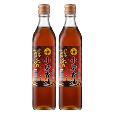 臻醇 香小磨 香油, 520g, 2個
