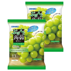 ORIHIRO 蒟蒻果凍 麝香葡萄風味, 120g, 2袋