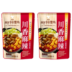 金車 my 料理所 川香麻辣火鍋湯底, 850g, 2包