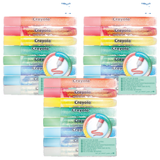 Crayola 繪兒樂 可水洗閃光凝膠筆 8色, 混和顏色, 3組