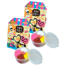 Donerland 迷您黏土, 巧克力, 74g, 2組