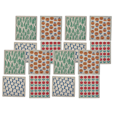 SHIMOYAMA 長方形木漿棉抹布 皆川明 4片裝, 4組