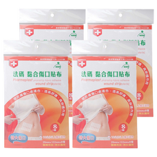 法碼 特大傷口黏合傷口貼布, 8個裝, 4個