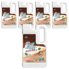 優淨坊 酵素防霉地板清潔劑 清新檜木, 5個, 2L