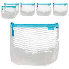 CoX 三燕興業 A6環保立體網格拉鍊袋 950H, 6個