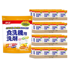 Lion Chemical 獅子化學 Pix W酵素 洗碗機用洗劑 柑橘香, 1kg, 48包