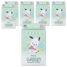 ONEDER 旺達棉品 帕恰狗貼繃, 6個, 20個裝