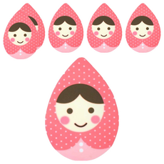 台灣 COSMOS 璀璨急亮拋光棉 H34765, 6個, 粉紅色