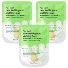 MediFlower 台灣公司貨 SPA海藻軟膜 綠色 魚腥草, 3組, 1入
