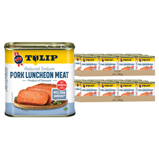 TULIP 淡鹽火腿餐肉, 340g, 48罐