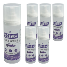 去味達人 消臭噴霧 Ex車用消臭抗菌, 200g, 6個