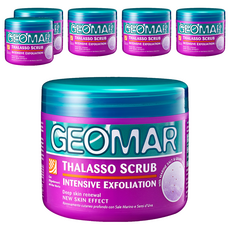 Geomar 吉兒瑪 死海礦物精油身體磨砂膏 葡萄籽精華, 600g, 6罐