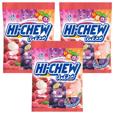 MORINAGA 森永 HI-CHEW 嗨啾 Q彈軟糖 特選水果口味, 85g, 3個