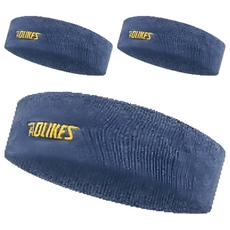 AOLIKES 奧力克斯 毛巾頭帶 #2108, 藍灰, 3個