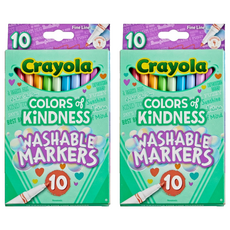 Crayola 繪兒樂 善良色彩特別版細頭馬克筆, 10個, 2組