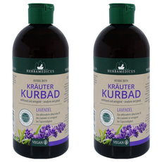 HERBAMEDICUS 泡澡精油 薰衣草, 2個, 500ml