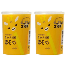 CoTToN ZOO 超細嬰幼兒專用棉棒, 200支, 2盒