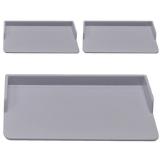 抽屜組合收納盒 分隔板 2個, 3組, 白色, 2層