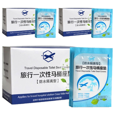 葉子小舖 拋棄式防水馬桶墊 50片, 單一顏色, 3組