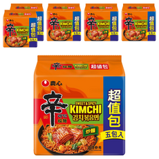 NONGSHIM 農心 辛辣白菜炒麵 超值包 137g, 30包