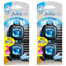 febreze 風倍清 車用出風口消臭芳香劑 2.5ml 2件組, 2組, 淨味離子