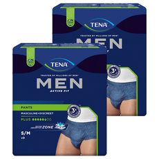 TENA 添寧 男款 玩色系列敢動褲 丹寧藍, S/M, 9片, 2包