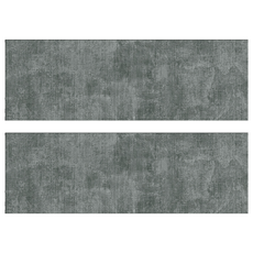 廚房地墊, 簡約風灰, 2件
