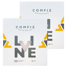 COMFIZ 康菲 成人立體V型醫療口罩, 粉嫩櫻花, 2套, 30片