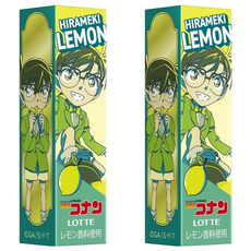 LOTTE 日本樂天 口香糖 檸檬風味 款式隨機, 25.6g, 2個