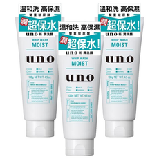 uno 新潤洗顏, 130g, 3個
