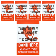 新豐生醫 醫療用粘膠布 未滅菌 無切, 5個, 1個裝