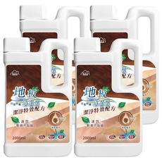 優淨坊 酵素防霉地板清潔劑 清新檜木, 4個, 2L