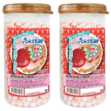 A star 戀戀犬用小饅頭, 草莓, 350g, 2罐