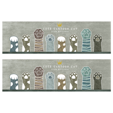 廚房地墊, 貓爪肉球, 2件