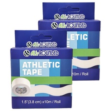 ALL-ROUNDED 全展 1.5吋運動白貼, 2捲