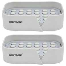 純粹無痕壁掛皂架, 單一顏色, 2個