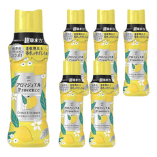 Lenor 蘭諾 日本原裝進口 衣物柔軟香香豆 柑橘馬鞭草, 420ml, 6瓶
