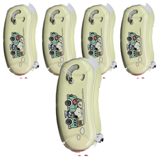 PLUS 普樂士 SNOOPY 史努比 豆豆貼 雙面膠帶 54-677 6mm x 10m, 5個, 咖啡巴士