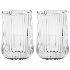 玻璃潄口杯, 單一顏色, 2個