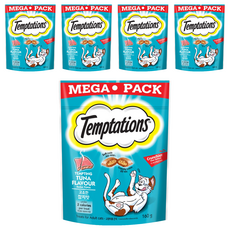 Temptations 喵愛餡 貓點心, 香誘鮮鮪口味, 160g, 5包