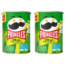 PRINGLES 品客 3倍濃洋蔥口味洋芋片, 46g, 2個