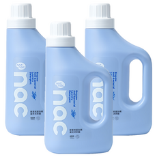 nac nac 酵素抗菌防螨嬰兒洗衣精, 3個, 1.2L