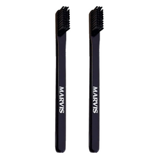 MARVIS 黑色質感牙刷, 2個, 1個裝