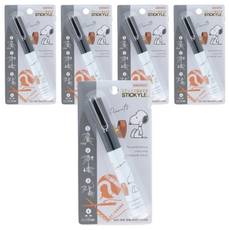 sun-star STICKYLE 攜帶型剪刀, 5個, 史努比與糊塗塌客