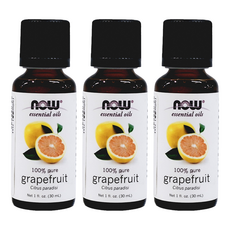 NOW Foods 純葡萄柚精油, 30ml, 3罐