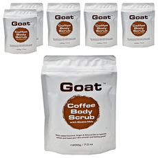 澳洲 Goat 山羊乳咖啡身體磨砂粉, 200g, 6包