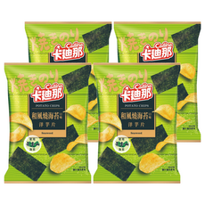 Cadina 卡迪那 洋芋片 和風燒海苔口味, 58g, 4包