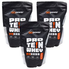 GOPower 果果能量 濃縮乳清蛋白飲 泰式奶茶, 500g, 3包