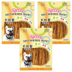 Qt baby 大肚量 香烤雞肉細切條 QT310, 雞肉, 300g, 3包
